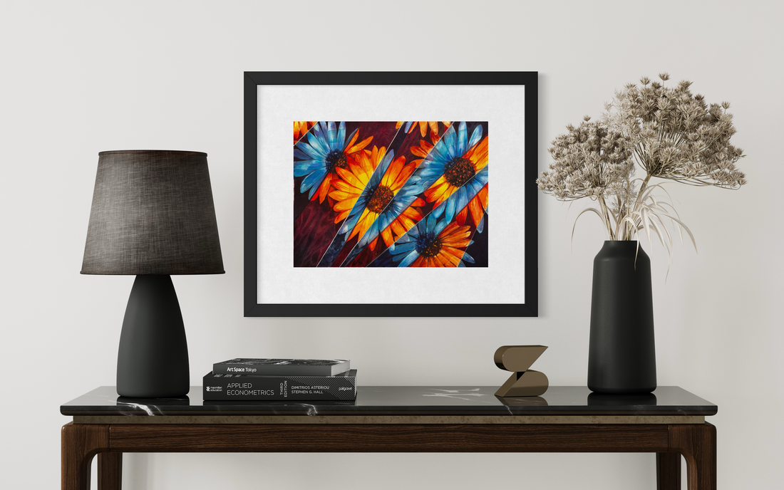 Fractured Florals— Original Watercolor Painting