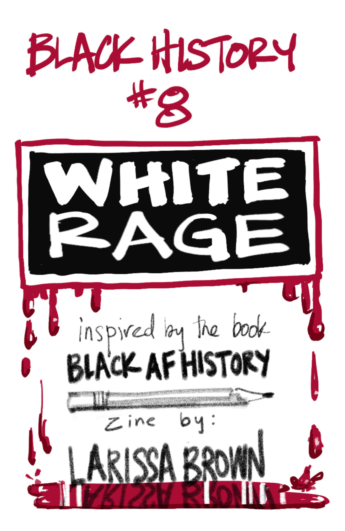 Black History Zine, interior page detail
