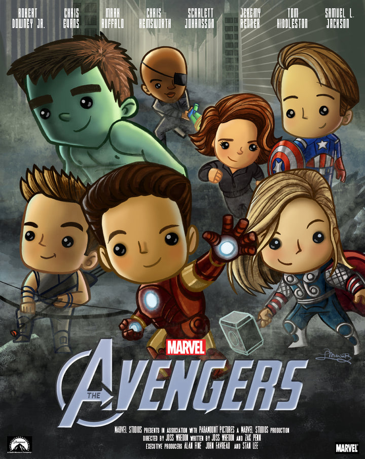 THE AVENGERS MOVIE POSTER