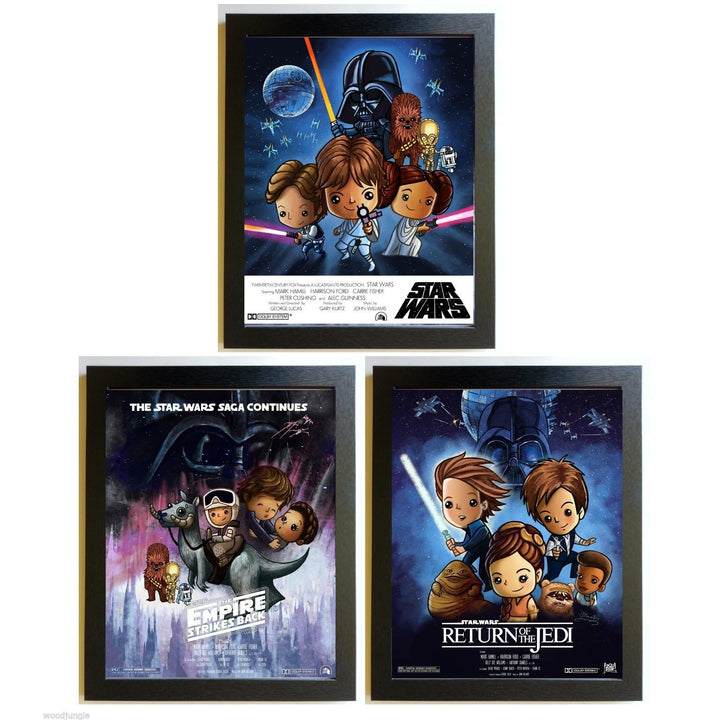 STAR WARS TRILOGY MOVIE POSTERS