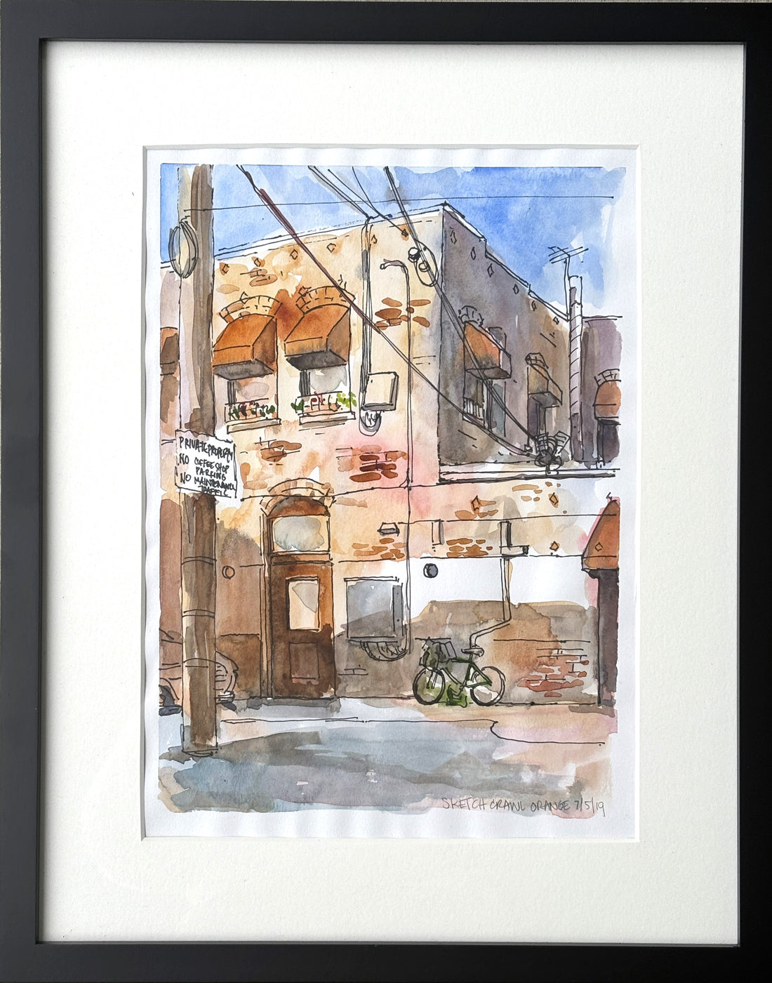 Downtown Orange Alley