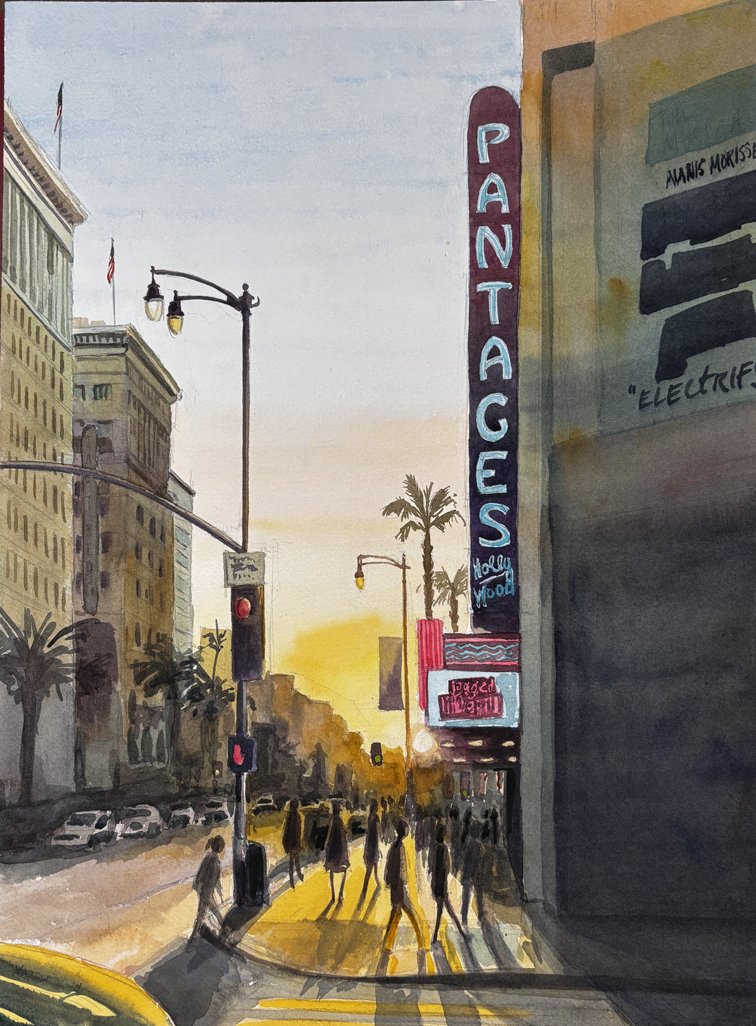 Pantages at Sunset